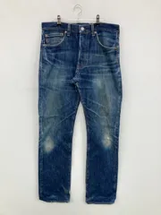 LEVI STRAUSS & CO. リーバイストラウスアンドカンパニー デニムパンツ W32 L34 ブルー フルレングス 無地 ブランドロゴ スタンダード ストレート レギュラー ヴィンテージ
