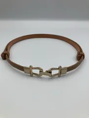 ベルト ブラウン 合成皮革/人工皮革