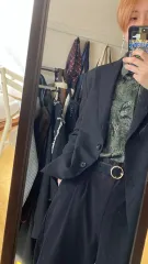 Crocodile クロコダイル ポロシャツ M グリーン その他総柄 長袖