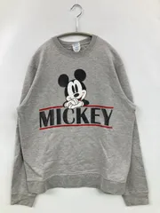 PORT COMPANY ポートカンパニー スウェット M グレー コットン スウェット 前面プリント ブランドロゴ 長袖