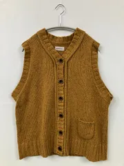 tsukuru & Lin ベスト L ブラウン 無地