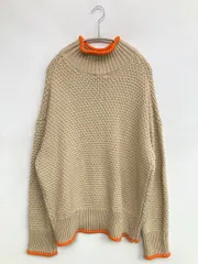 LOWRYS FARM ローリーズファーム ニット/セーター F ベージュ ニット 無地 ミドル丈 長袖 タートルネック/ハイネック