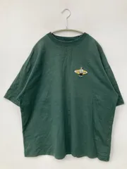 BEN DAVIS ベンデイビス Tシャツ/カットソー M グリーン 前面プリント ワンポイント ブランドロゴ ミドル丈 半袖 クルーネック(丸首)