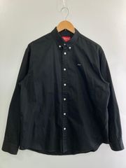 Supreme ボタンダウンシャツ ブラック - メルカリ