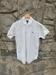 ポロラルフローレン ヴィンテージ 白 コットン 半袖 Tシャツ