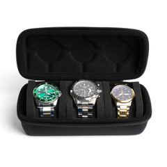 【新品】腕錶旅行收納盒 (3格) 1bd93ad1