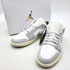 Jordan グレー/ホワイト スニーカー 11000→10000レディース - メルカリ