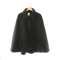 JENNE ポンチョ ケープ 袖有りブラック ホワイトパイピング - メルカリ