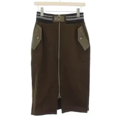 ウジョー Ujoh  Zip Tight スカート スカート 裏起毛 ジップ ロング 2 カーキ UQ-S06-005 /TK ■ECA003のサムネイル