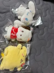 サンリオ アタリ クージー シナモロール/ポチャッコ/ポムポムプリン ぬいぐるみ キーホルダー 未開封
