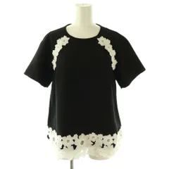 ケイトスペード KATE SPADE カットソー 半袖 プルオーバー 2 黒 /NR ■GY59