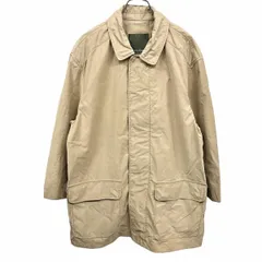 【中古】[印象AB] Henry Cotton's ヘンリーコットンズ ステンカラーコート メンズ 48 ベージュ 綿×ナイロン 内ポケット×１ 薄手 フライフロント 無地 ドットボタン×フルジップ 長袖のサムネイル