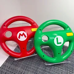 【動作確認済】Wii Wiiハンドル マリオ ルイージ ホリ製 a