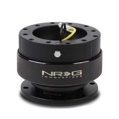 NRG クイックリリース】 黒/赤 ステアリングハブ チンと鳴る レンチン