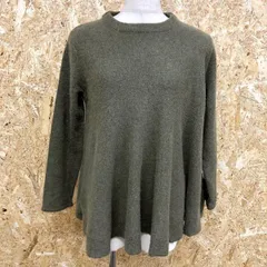 古着 URBAN RESEARCH DOORS アーバンリサーチ ドアーズ ONE レディース ウールライクニット セーター 裾フレア 長袖 - グレーグリーン系など