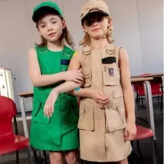 130 ヘジス キッズ ノースリーブ ポケット ONE PIECE