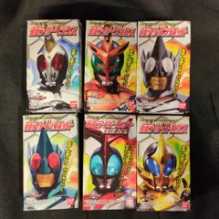 バンダイ プレイヒーロー/仮面ライダーカブト3 仮面ライダーカブト 全6種セット　プレイヒーロー仮面ライダーカブト3