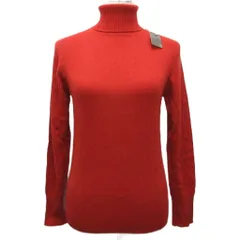 タグ付き MY STYLE 365 カシミヤニット タートルネック セーター 長袖 カシミヤ100% 40 赤 レッド