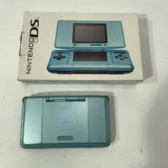 動作確認済み Nintendo DS 初代 本体 NTR-001 ターコイズブルー 任天堂 ゲーム機 箱付き【送料無料】 AAL1112/小0649/0123