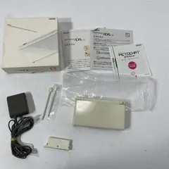 動作確認済み Nintendo DSlite ホワイト 本体 箱付き シリアル一致 USG-001【送料無料】 AAL1112/小0697/0123
