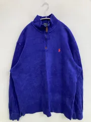 Polo Ralph Lauren ポロラルフローレン スウェット L ブルー コットン 無地 ワンポイント ブランドロゴ 長袖
