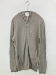 NEIL BarreTT パーカー 2 グレー 無地 ジップアップ 長袖