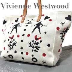 ☆希少★ Vivienne Westwood  ヴィヴィアンウエストウッド ★トートバッグ　大容量　A4収納可　肩掛け　キャンバス　保存袋　ロゴ★♯2363