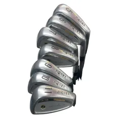 【中古】 本間ゴルフ LB-708 H＆F 黒七宝  8S アイアンセット IR 1S NEW SUPER LIGHT TITANIUM CARBON (フレックスその他) メンズ 男性用 右利き 右用 Cランク ゴルフクラブ