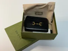 グッチ ホースビット 1955 ジッパー カードウォレット ブラック