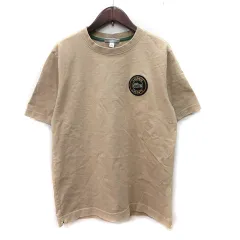ラコステ LACOSTE Tシャツ カットソー 半袖 ワッペン ベージュ /YI
