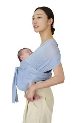 新品 【ヘッドサポート入り】コニー抱っこ紐 FLEX サイズ調節 AirMesh (Konny) 夏用 抱っこ紐 エアーメッシュ素材 涼しく快適 ママパパ兼用 ベビー スリング 新生児~20kg 国際安全認証取得 赤ちゃん 寝かしつけ 出産祝い 収納袋付き 出