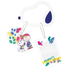 ピーナッツ x USJ SNOOPY チャーリー・ブラウン ウッド탁 キーホルダー & ハンドストラップ セット