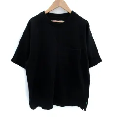 ナノユニバース nano universe Tシャツ カットソー 半袖 M 黒 ブラック /SM10