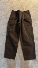 UNIQLO U ワイド ツータックパンツ 79cm ブラウン