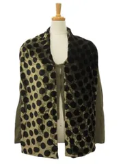 ジョルジオアルマーニ GIORGIO ARMANI カーディガン ニット 38 カシミヤ ドット ベロア ブラウン系 茶 トップスのサムネイル