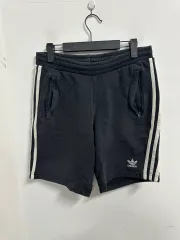 ヴィンテージ アディダス 3本線 トレーナー ハーフパンツ ブラック L