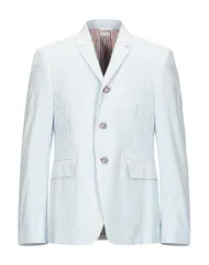 トムブラウン メンズ アウター ジャケット・ブルゾン THOM BROWNE テーラードジャケット Sky Blue ブルーのサムネイル