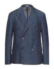 ランバン メンズ アウター ジャケット・ブルゾン LANVIN テーラードジャケット Midnight Blue ブルーのサムネイル