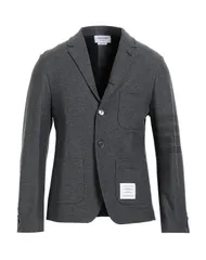 トムブラウン メンズ アウター ジャケット・ブルゾン THOM BROWNE テーラードジャケット Gray グレーのサムネイル