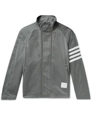 トムブラウン メンズ アウター ジャケット・ブルゾン THOM BROWNE ブルゾン Gray グレーのサムネイル