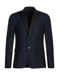 【送料無料】 カルバンクライン メンズ ジャケット・ブルゾン アウター テーラードジャケット Navy