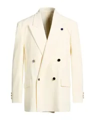 ラルディーニ メンズ アウター ジャケット・ブルゾン LARDINI テーラードジャケット Off White オフホワイトのサムネイル