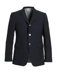 トムブラウン メンズ アウター ジャケット・ブルゾン THOM BROWNE テーラードジャケット Midnight Blue ブルーのサムネイル