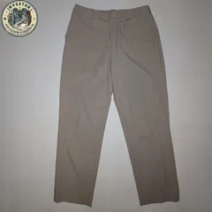 ユニクロ スマートアンクルパンツ L ベージュ ストレッチ テーパード