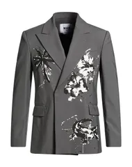 【送料無料】 エムエスジイエム メンズ ジャケット・ブルゾン アウター テーラードジャケット Gray