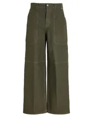 ロエベ メンズ ボトムス カジュアルパンツ LOEWE パンツ Military Green グリーンのサムネイル