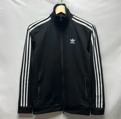 adidas BECKENBAUER ブラック トラックジャージ s