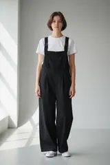 FILLOU サロペット/オーバーオール L ブラック