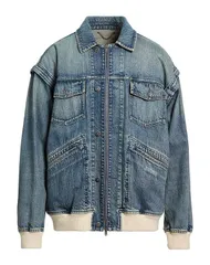 ゴールデングース メンズ アウター ジャケット・ブルゾン GOLDEN GOOSE デニムブルゾン Blue ブルー