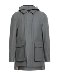 トムブラウン メンズ アウター コート THOM BROWNE ライトコート Lead Gray グレーのサムネイル